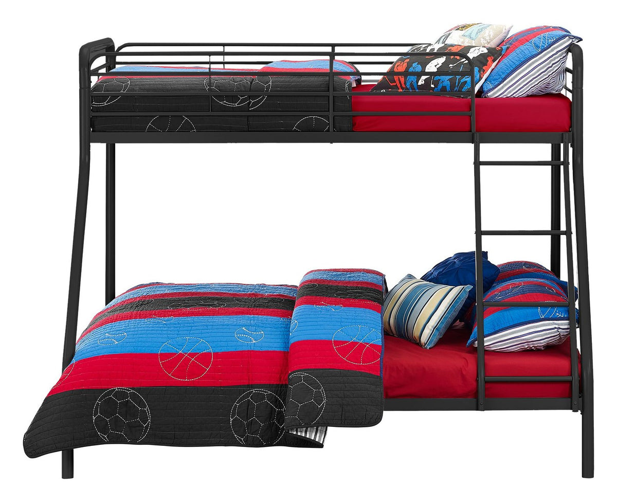 Metal Bunk Bed, Single over Double, view 6