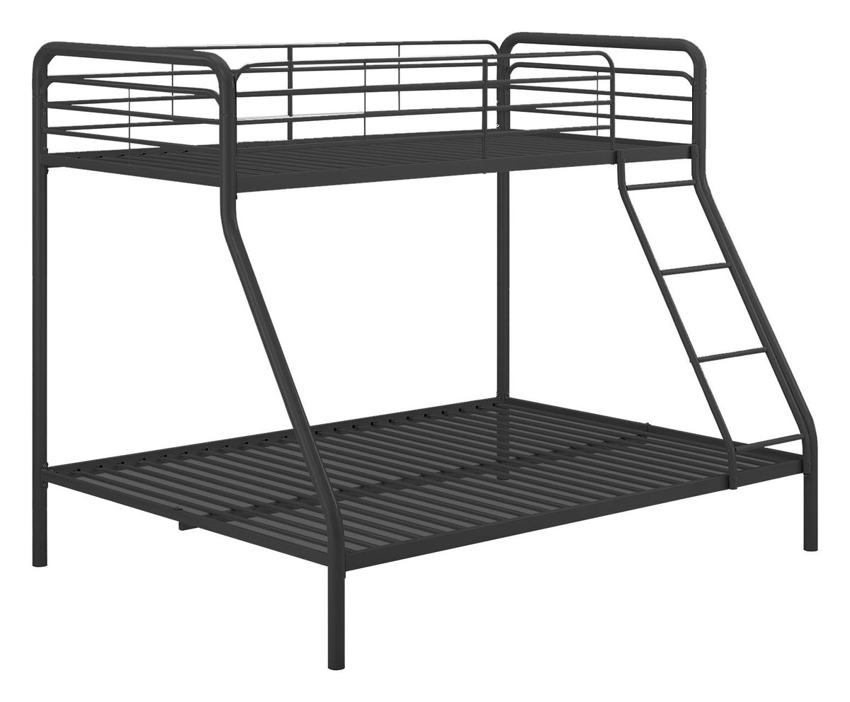 Metal Bunk Bed, Single over Double, view 7