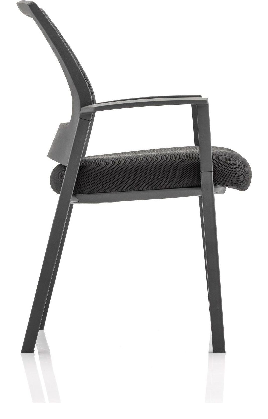 Metro Medium Mesh Back Stacking Visitor Chair, , another view 7