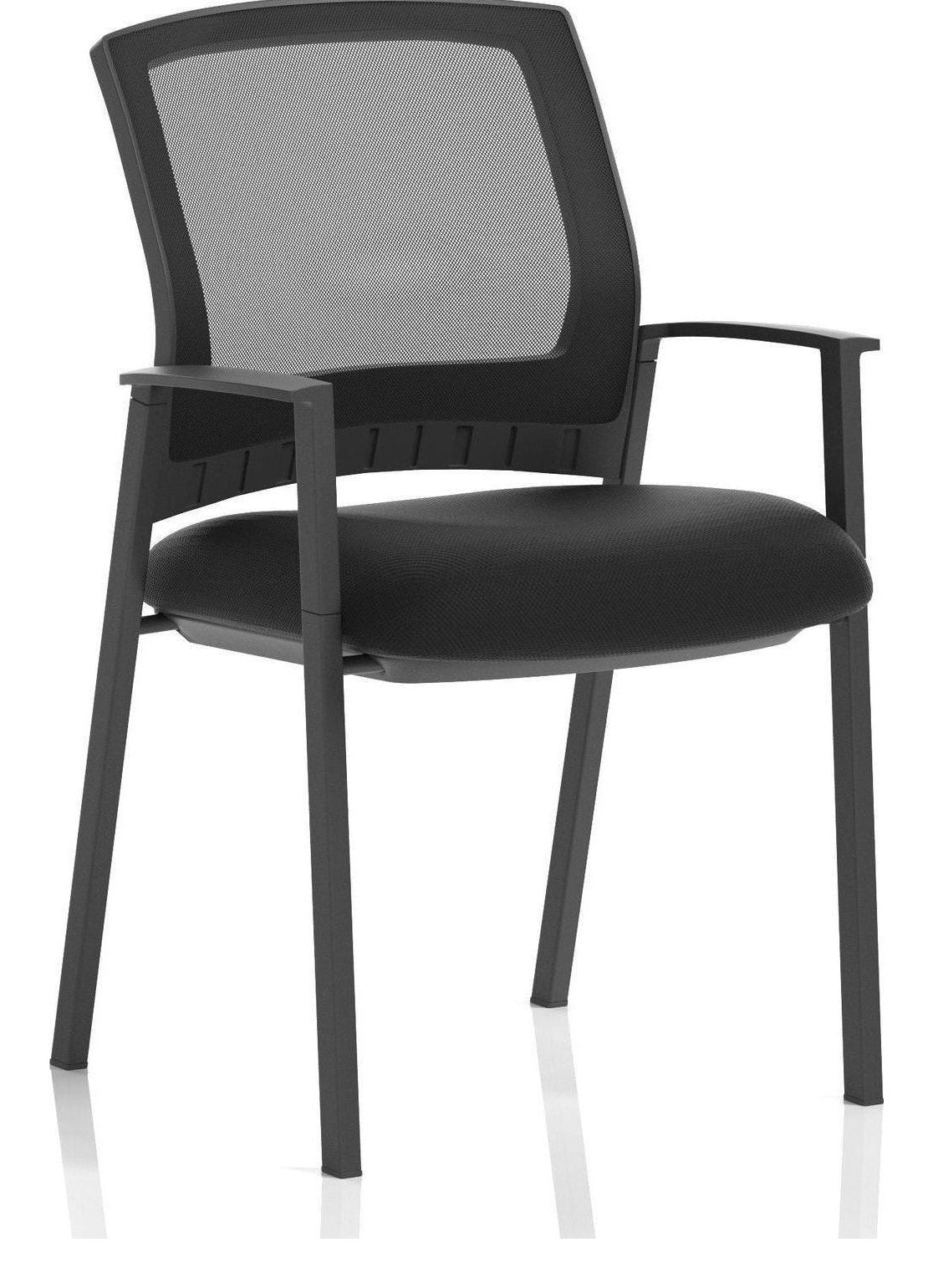 Metro Medium Mesh Back Stacking Visitor Chair, 
