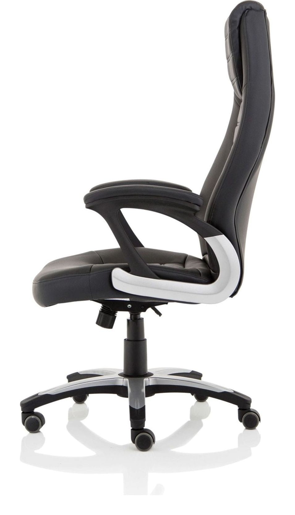 Metropolis High Back Black Leather Executive Chair, , another view 3
