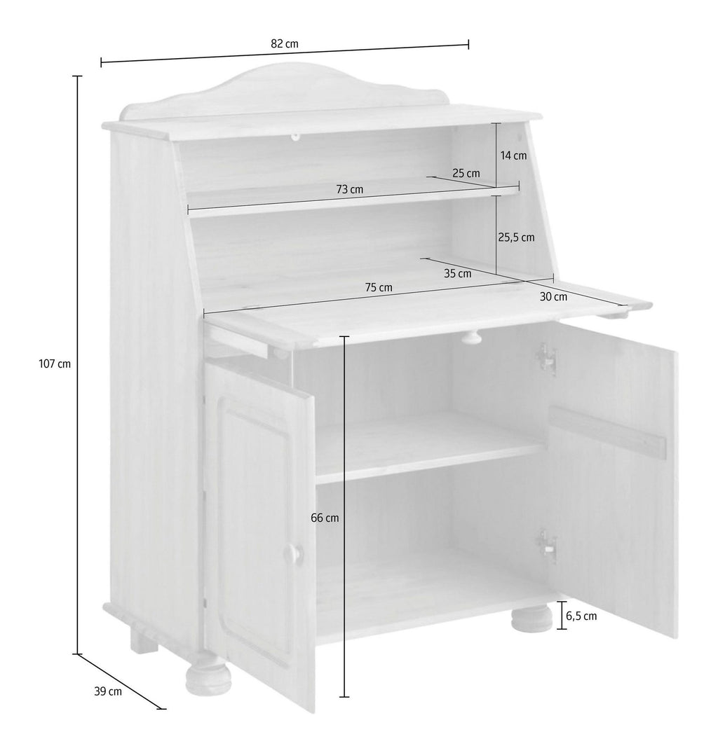 Mette Secretary Desk, view 13
