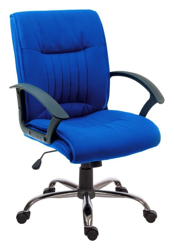 Milan Fabric Executive Chair in blue