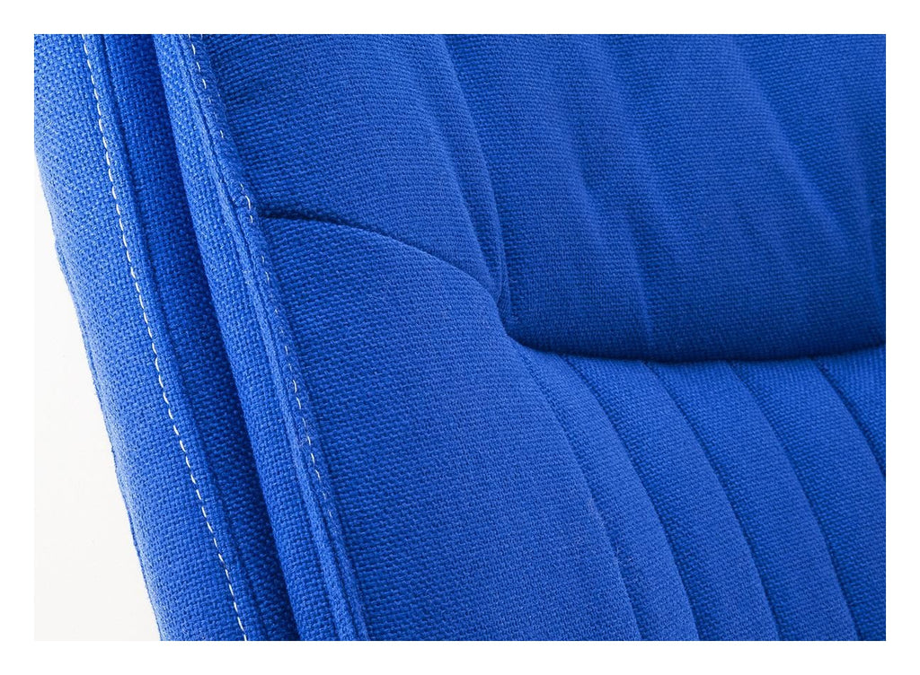 Milan Fabric Executive Chair in blue, view 3