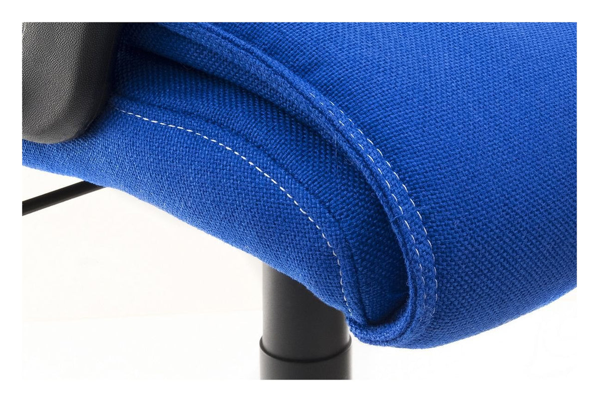 Milan Fabric Executive Chair in blue, view 5