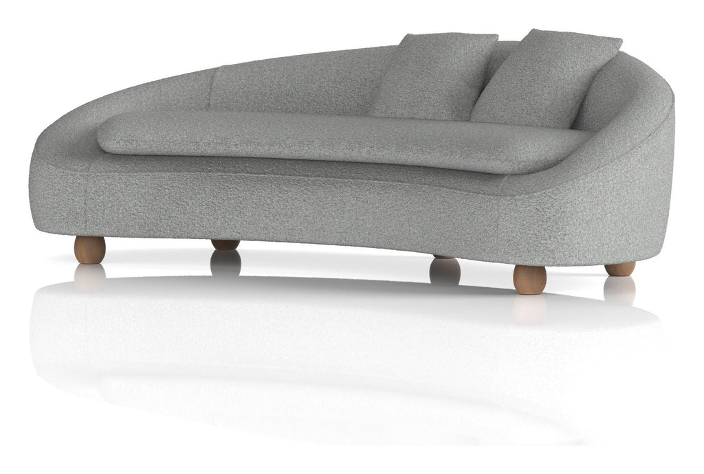 Mimi 3 seater curved sofa, another view 2