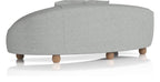 Mimi 3 seater curved sofa, another view 4