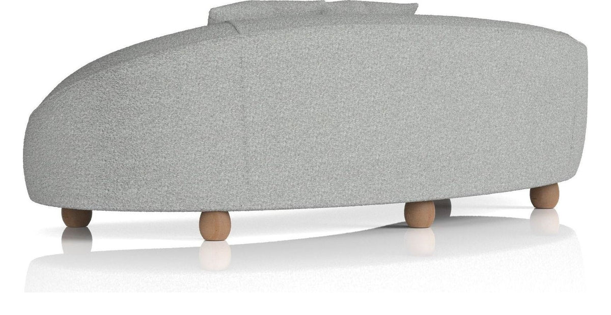 Mimi 3 seater curved sofa, another view 4