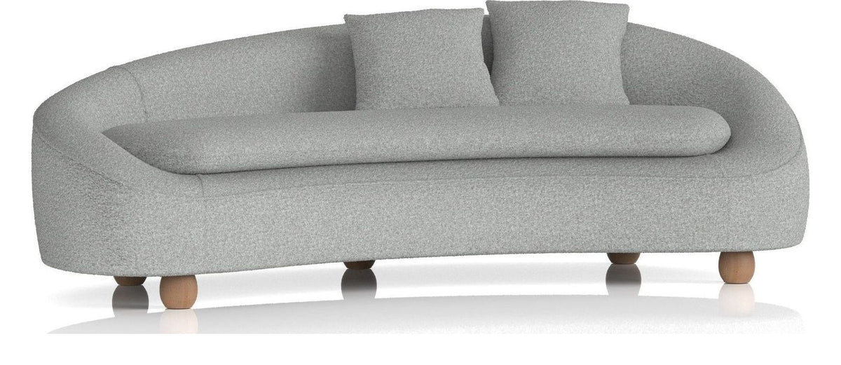 Mimi 3 seater curved sofa