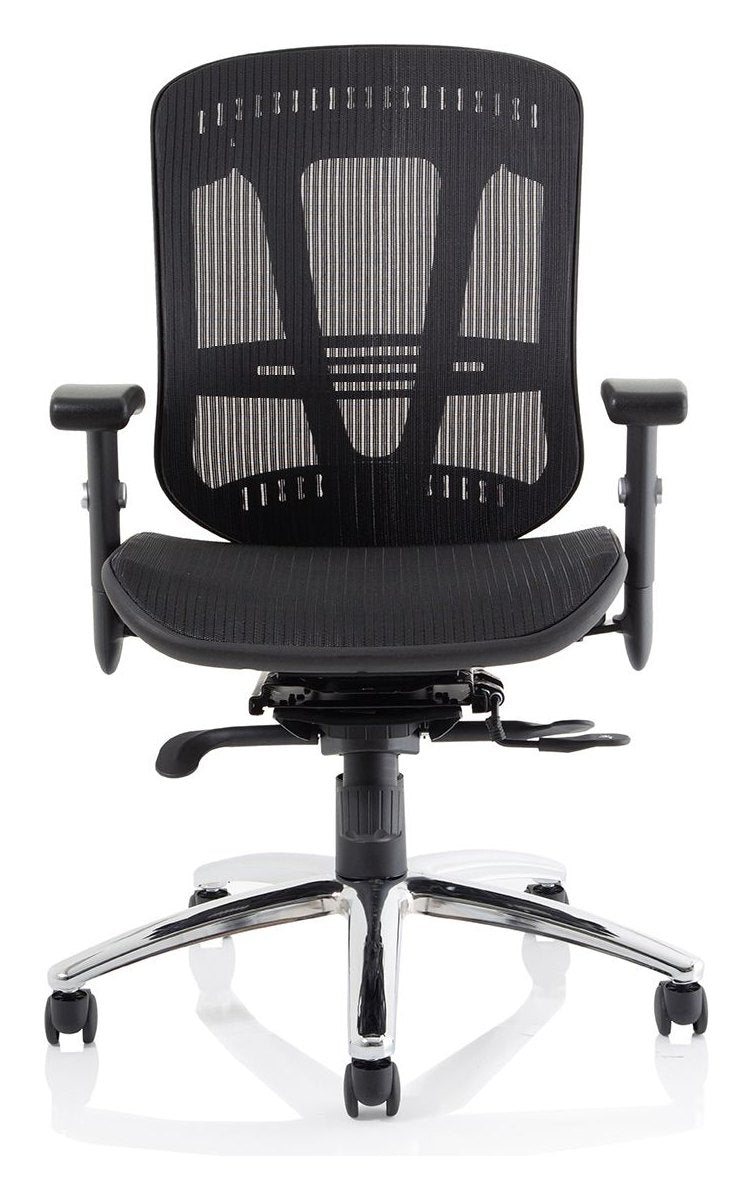 Mirage II Mesh Back Task Operator Chair, no headrest, another view 1