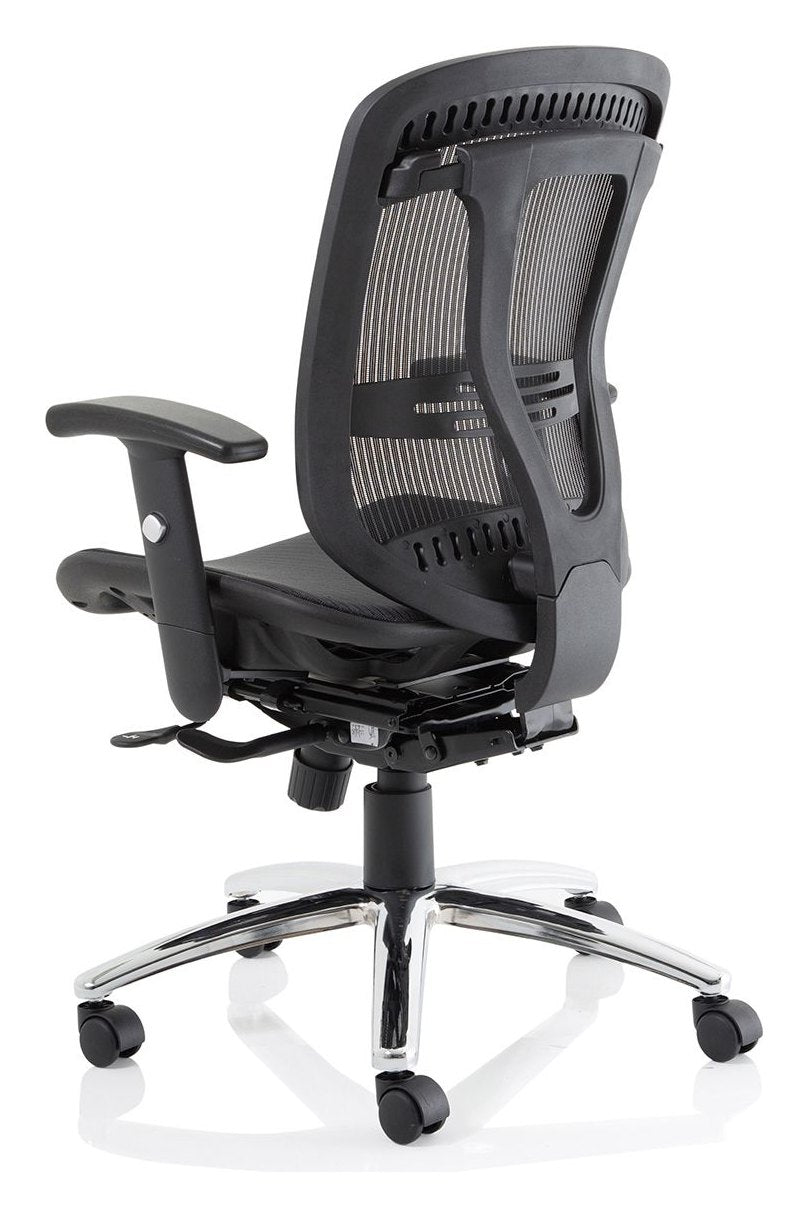 Mirage II Mesh Back Task Operator Chair, no headrest, another view 4