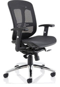 Mirage II Mesh Back Task Operator Chair, no headrest