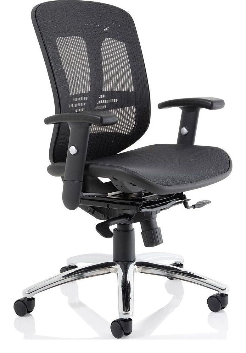 Mirage II Mesh Back Task Operator Chair, no headrest