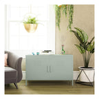 Mission District 2 Door Metal Accent Cabinet, view 10