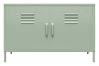 Mission District 2 Door Metal Accent Cabinet, view 15
