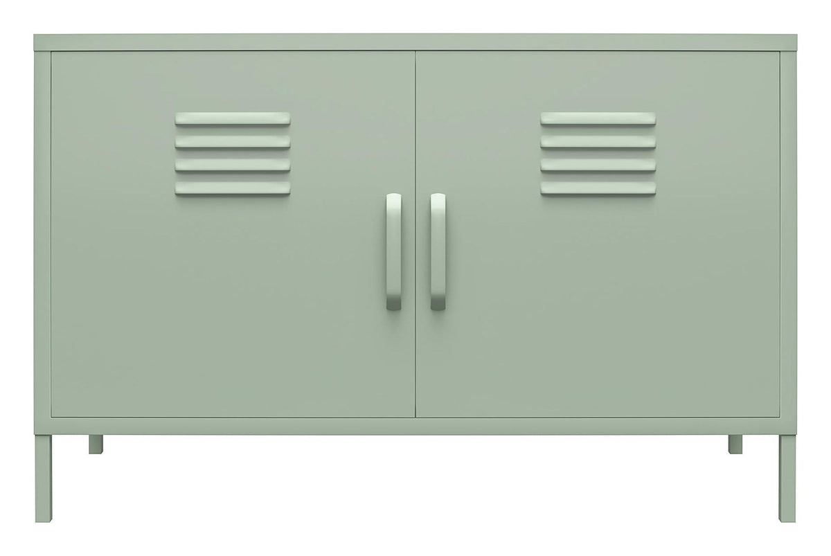Mission District 2 Door Metal Accent Cabinet, view 15