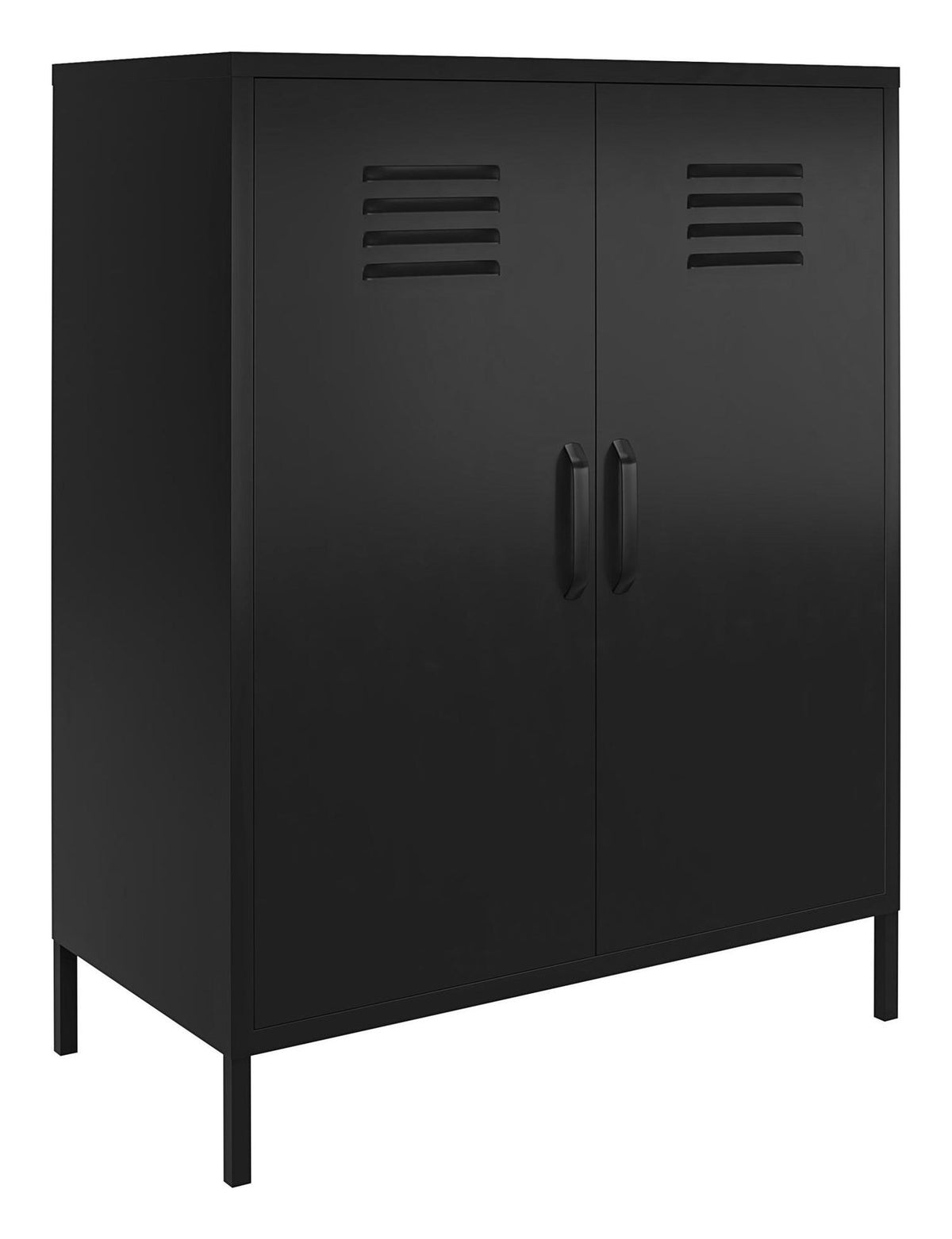 Mission District 2 Door Metal Storage Cabinet