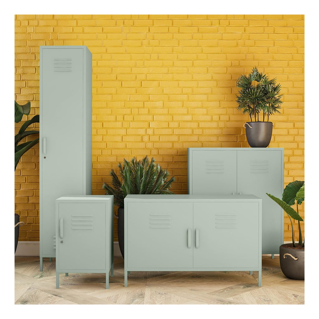 Mission District Single Metal Storage Cabinet, view 16