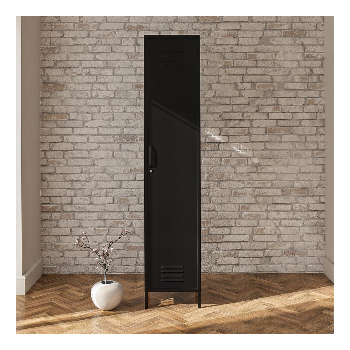 Mission District Single Metal Storage Cabinet, view 6
