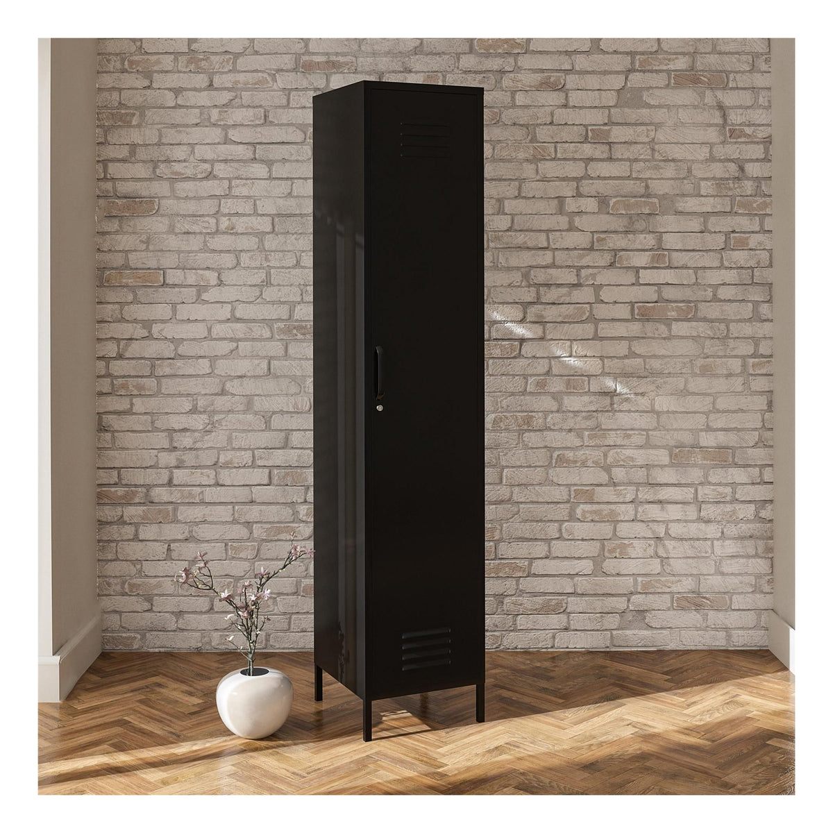 Mission District Single Metal Storage Cabinet, view 9