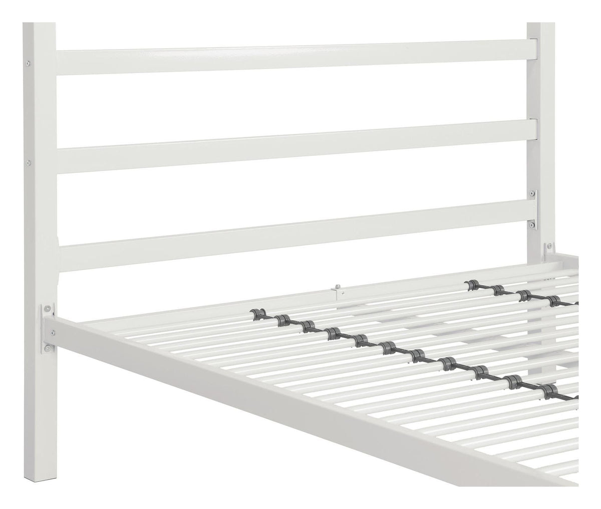 Modern Metal Canopy Bed, Double, view 3