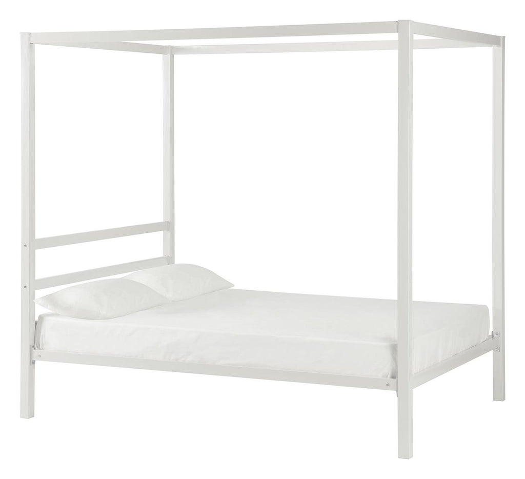 Modern Metal Canopy Bed, Double, view 4