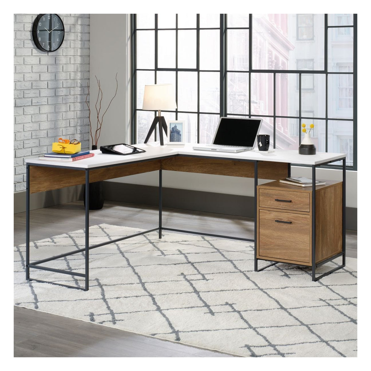 Moderna L-Shaped Desk