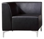 Modular Faux Leather Reception Sofa
