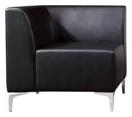 Modular Faux Leather Reception Sofa