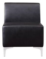 Modular Faux Leather Reception Sofa