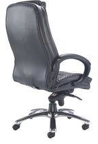 Montana Executive Leather Chair from the back at an angle