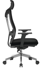 Moritz 24 Hour Mesh Chair in black, view 2