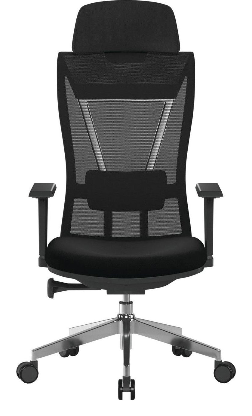 Moritz 24 Hour Mesh Chair in black, view 3