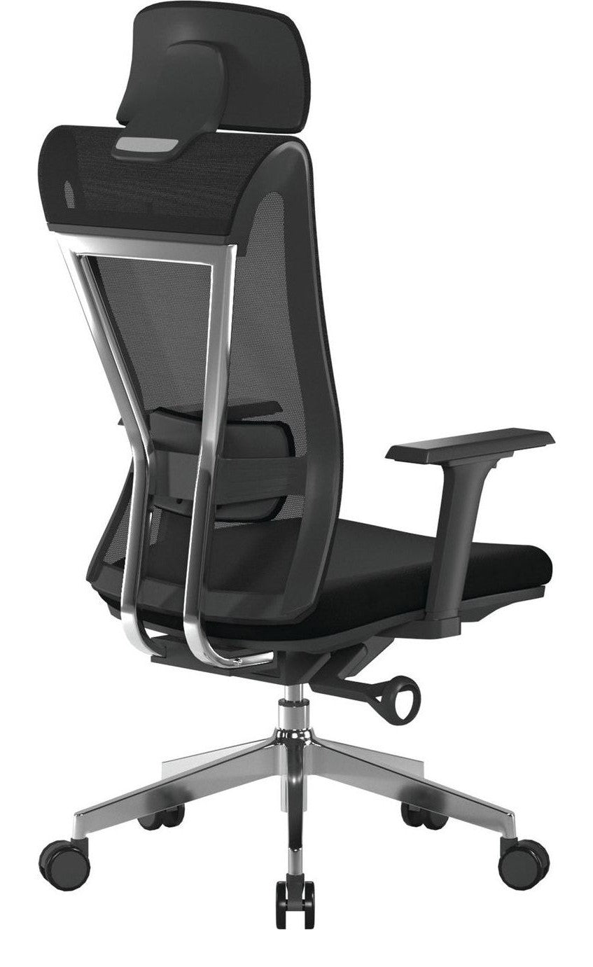 Moritz 24 Hour Mesh Chair in black, view 4