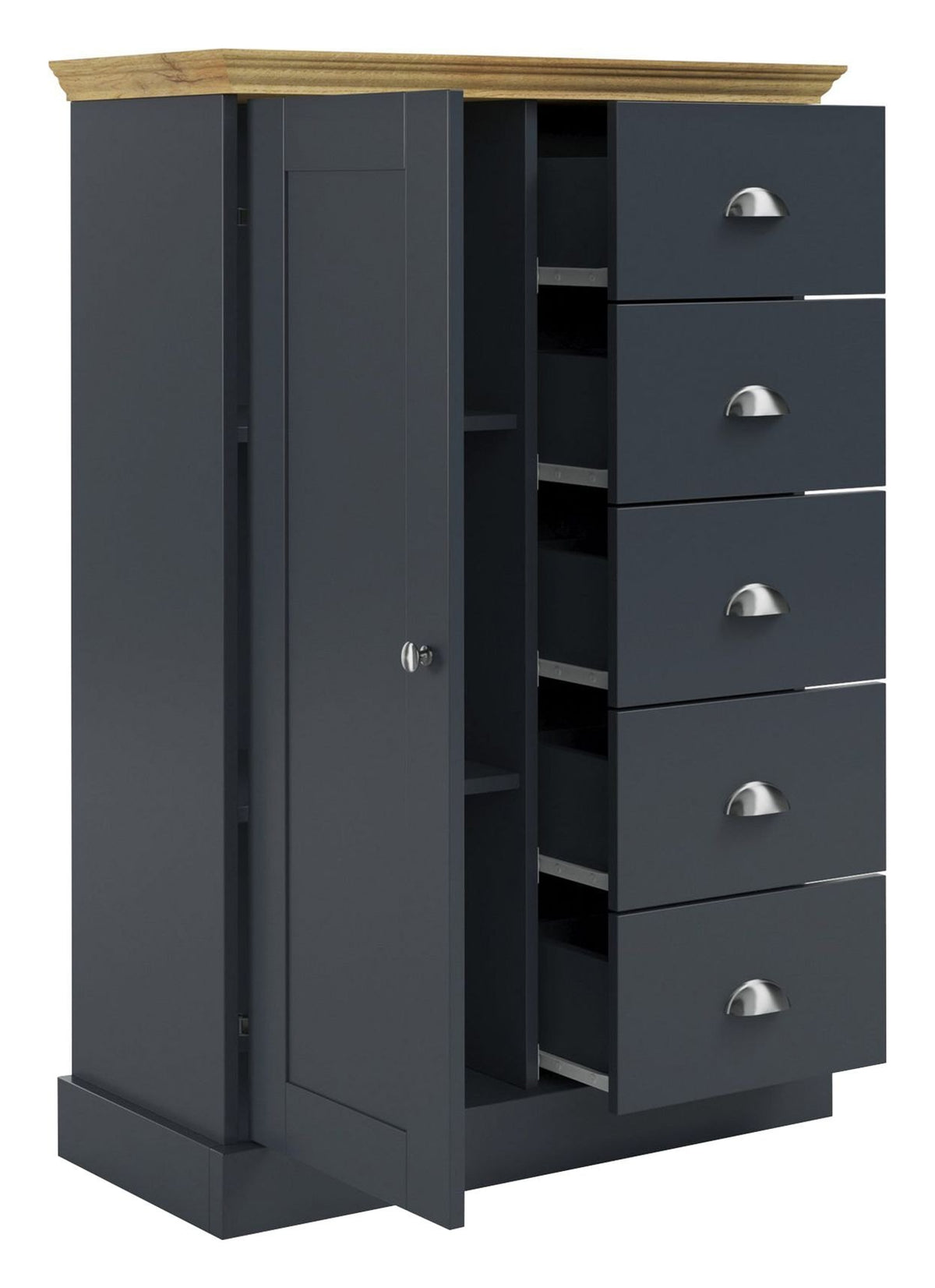 Motala Chest 1 Door 5 Drawer, view 4
