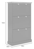 Motala Shoe Chest 3 Flap, view 14