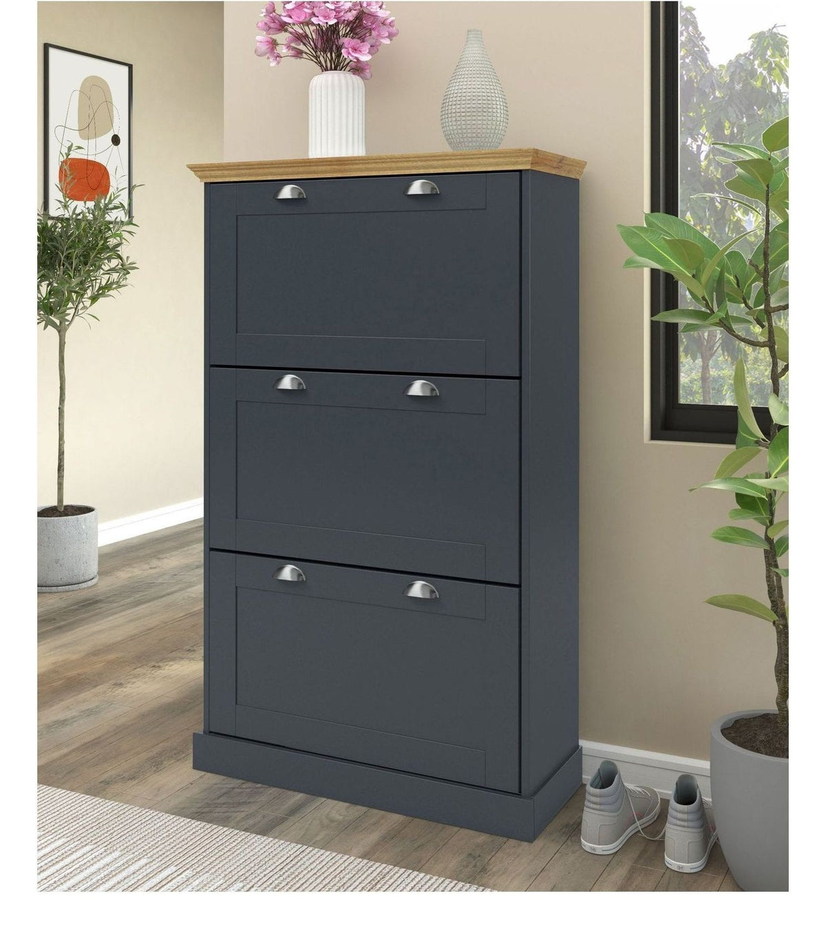 Motala Shoe Chest 3 Flap, view 3