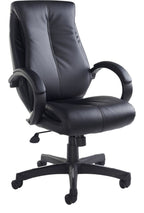 Nantes Leather Executive Chair in black