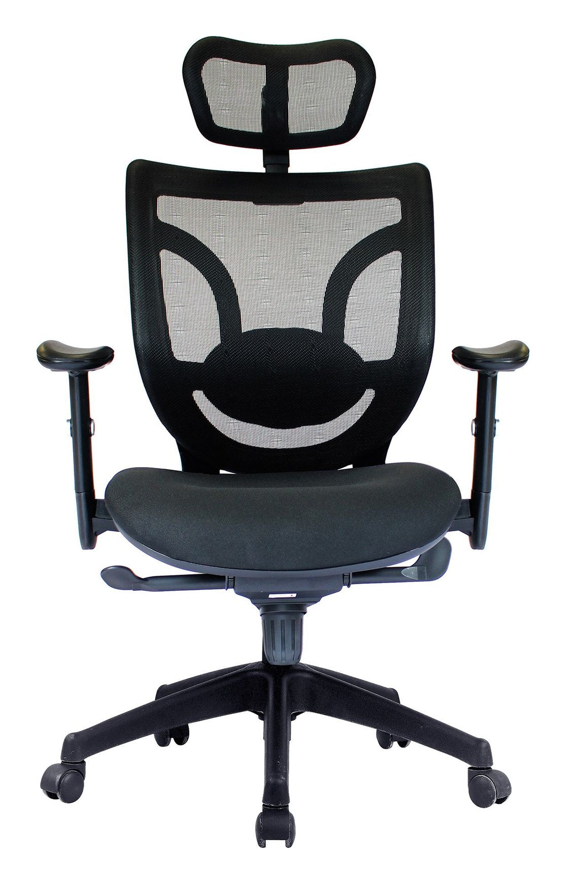 Newton High Back Mesh Executive Chair in black, view 4