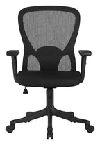 Nimbus High Back Mesh Chair in black, view 2