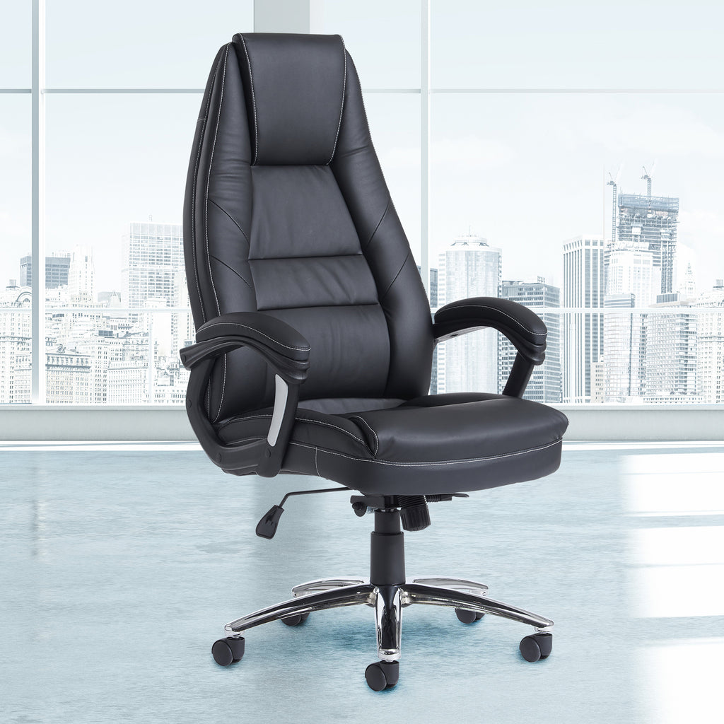 Noble Faux Leather Executive Chair in an office
