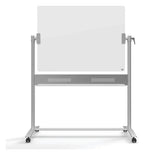 Nobo Brilliant White Glass Mobile Whiteboard 1200 x 900mm