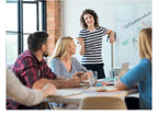 Nobo Brilliant White Glass Mobile Whiteboard 1200 x 900mm, view 2