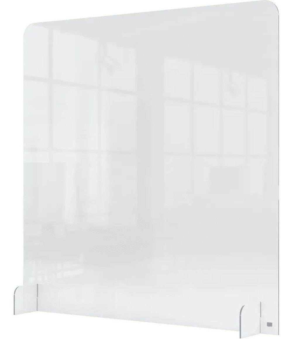 Nobo Clear Acrylic Protective Counter Partition Screen 700 x 850mm