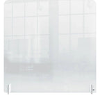Nobo Clear Acrylic Protective Counter Partition Screen 700 x 850mm, view 2