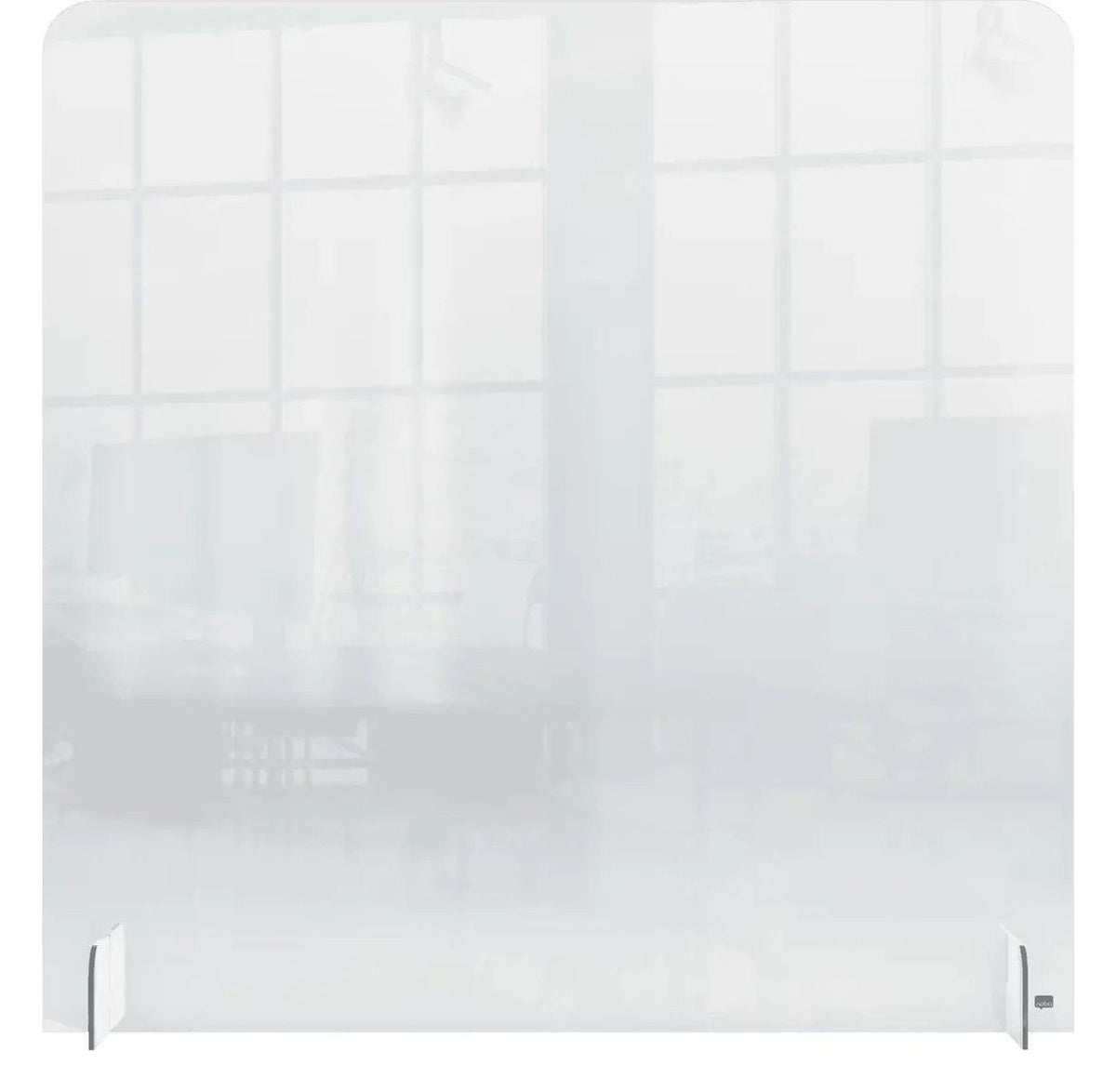 Nobo Clear Acrylic Protective Counter Partition Screen 700 x 850mm, view 2