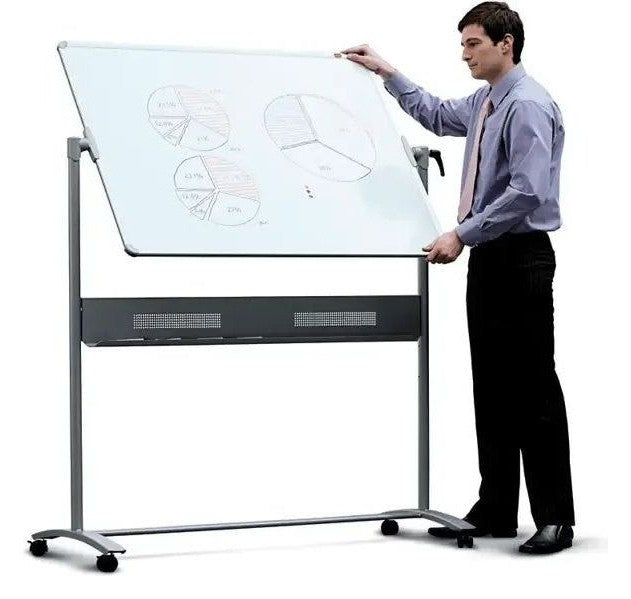 Nobo Combi Felt/Steel Mobile Board 1200 x 900mm, view 3