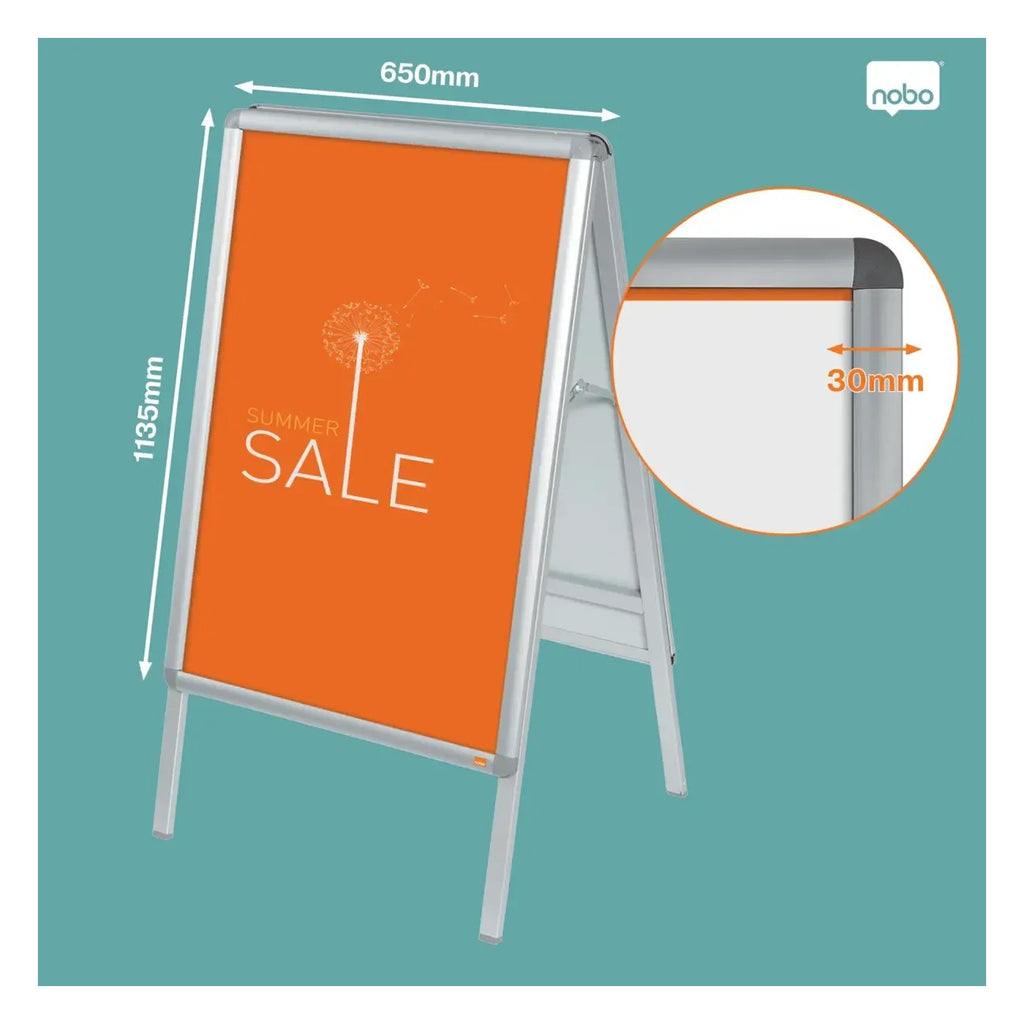 Nobo Essence A-Frame Pavement Sign, view 15
