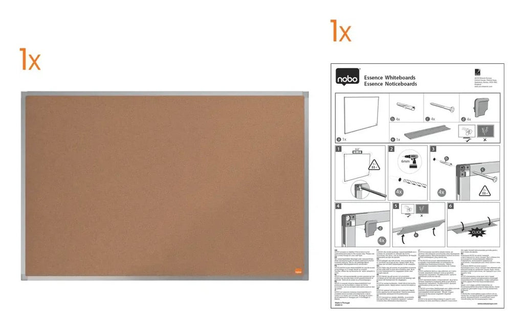 Nobo Essence Cork Notice Board, view 13