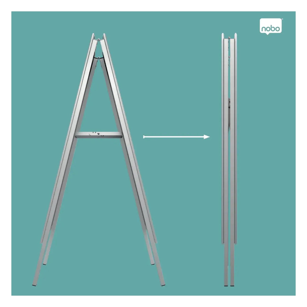 Nobo Essence Mitred A-Frame Pavement Sign A1, view 4